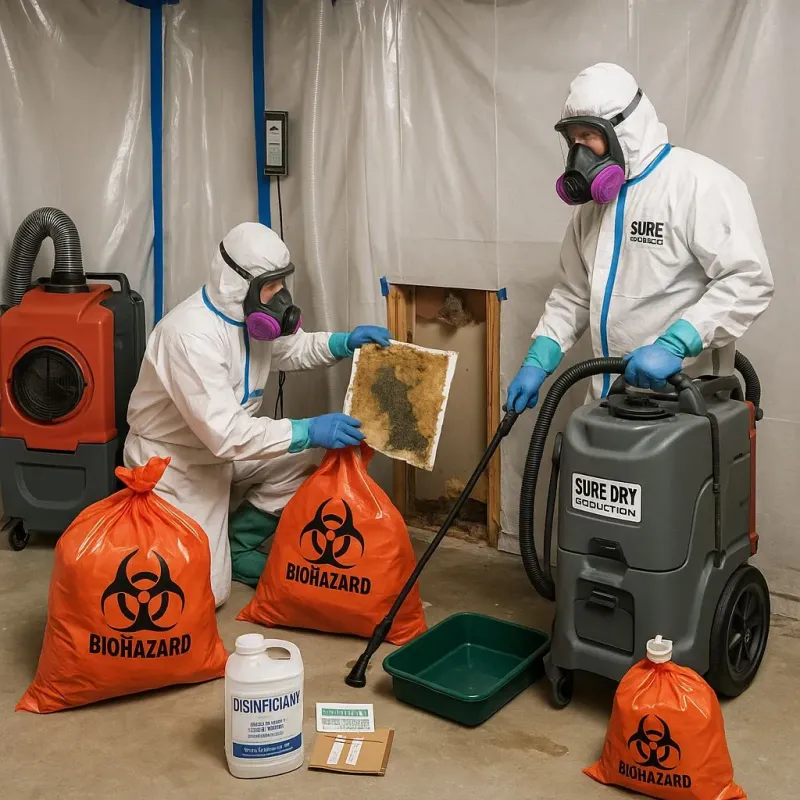 Contaminated Water Handling Protocols process in Crystal Lake, CT